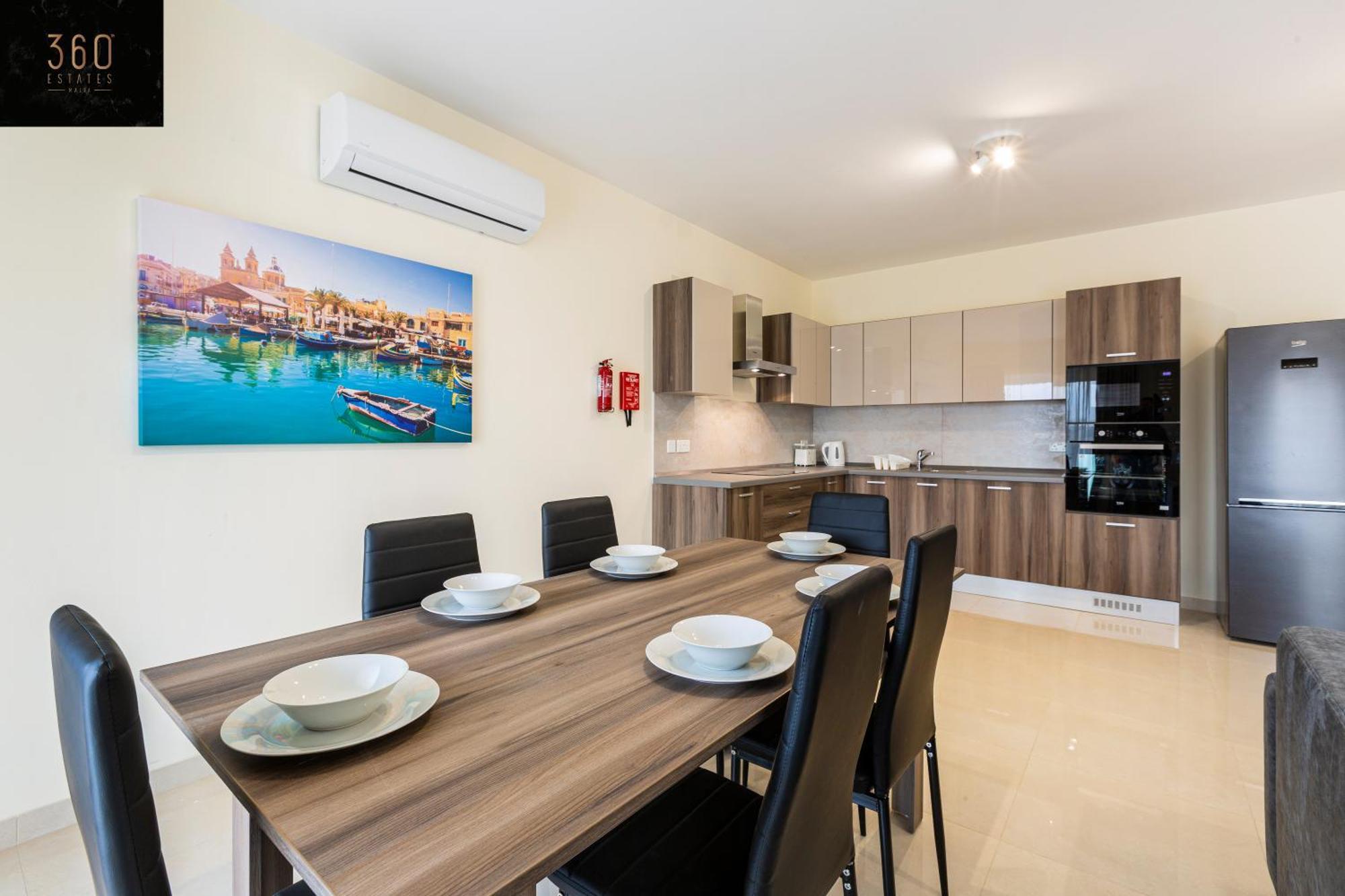 Beautiful 3Br Home With Private Balcony With Wifi & Ac By 360 Estates マルサシュロック エクステリア 写真